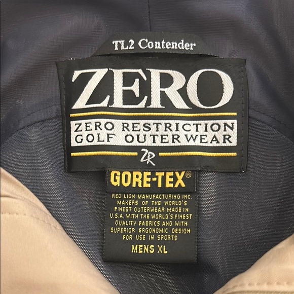 Blue and Tan Jacket and Pants Set - Picture 4 of 4